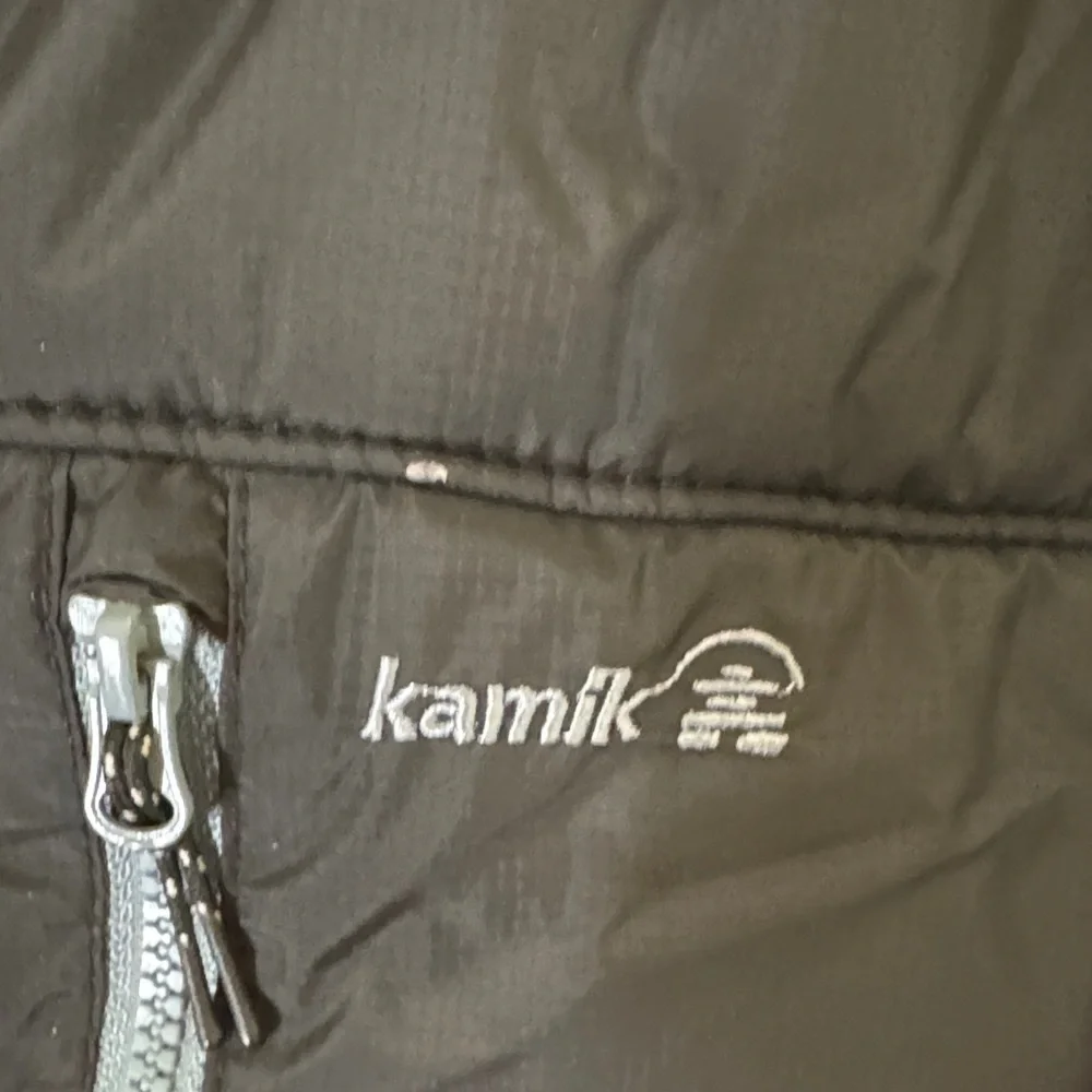 Kamik Kids Puffer Jacket in Red and Black